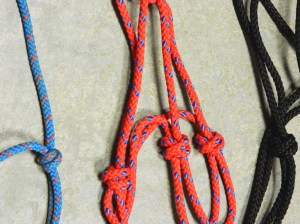 Csomózott kötőfék - Knotenhalfter